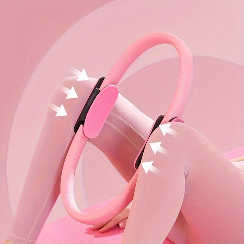 2pcs Set of Pilates Rings Home Exercise Yoga Rings and Tensioner Beauty Essential Sports Set