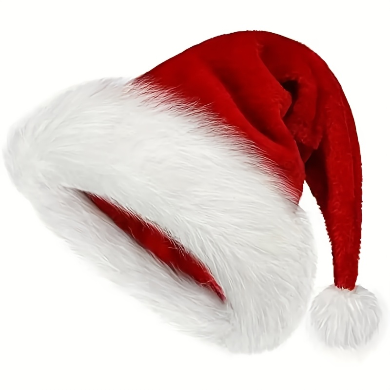 

Christmas Hat, Santa Hat For Adults Unisex Fur Hat For