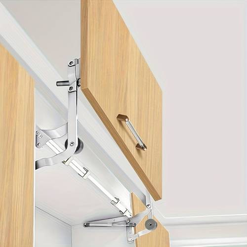 1 set folding bracket cabinet door hinge flat slide support for cabinets with lift buffer pneumatic rod holder suitable for cabinet widths 59 99cm 89 99cm
