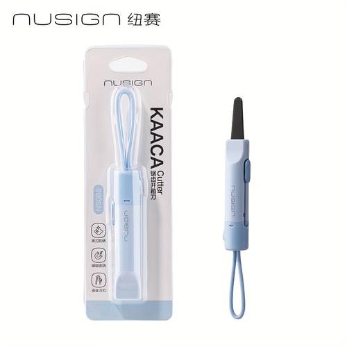 magnetic mini box cutter portable retractable blade paper and letter opener durable abs material for office and home use