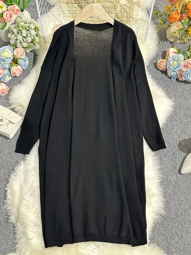womens elegant long sleeve cardigan lightweight open front - Temu United Kingdom womens elegant long sleeve cardigan lightweight open front - Temu United Kingdom