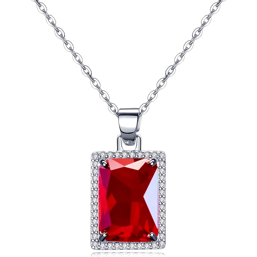 Square Necklace Family Gift Christmas Halloween