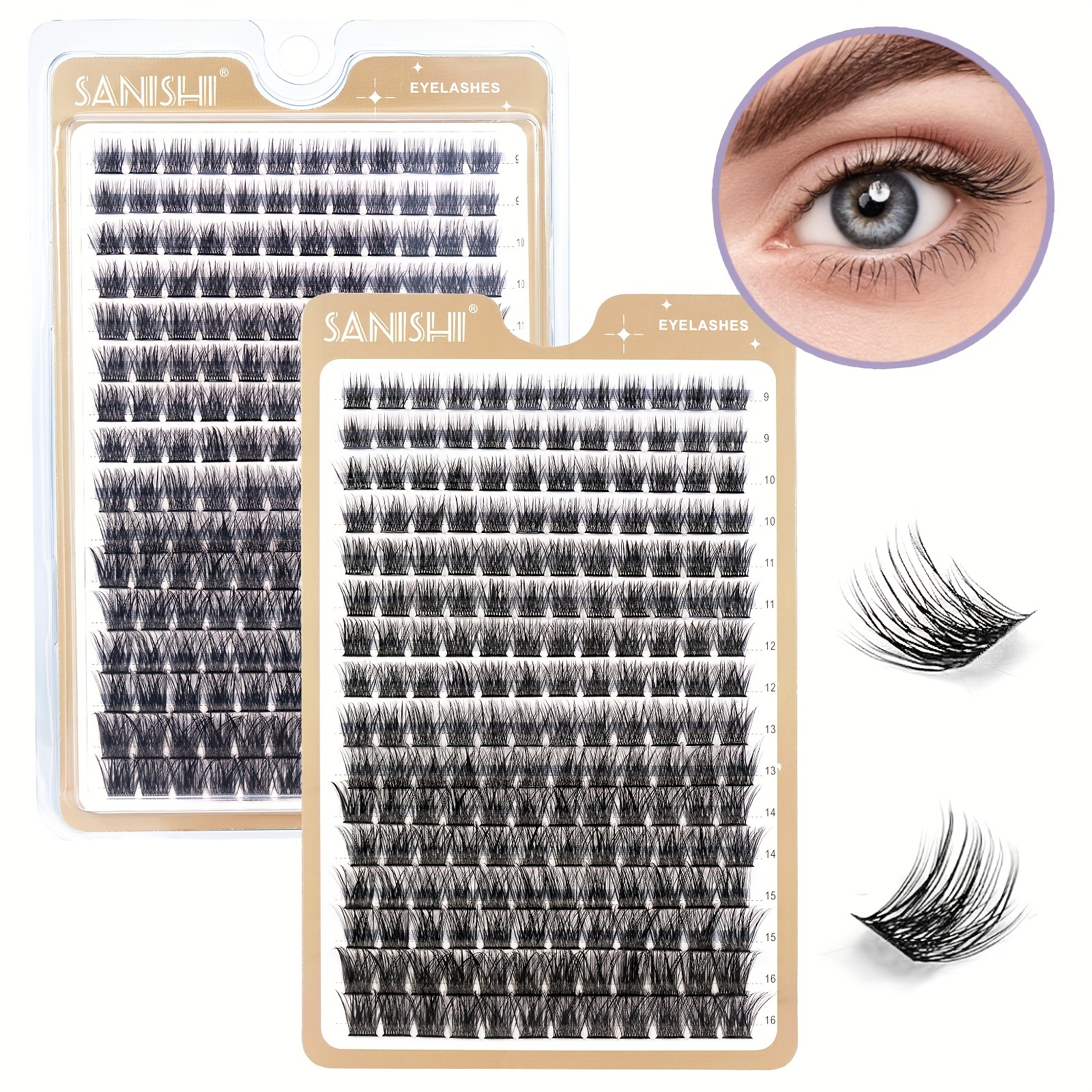 

Eyelash Curler Diy Eyelash Extensions 192 Roots C Volume 9-16mm Natural Cluster Eyelash Volume Personalised Cluster Eyelash Eyelash