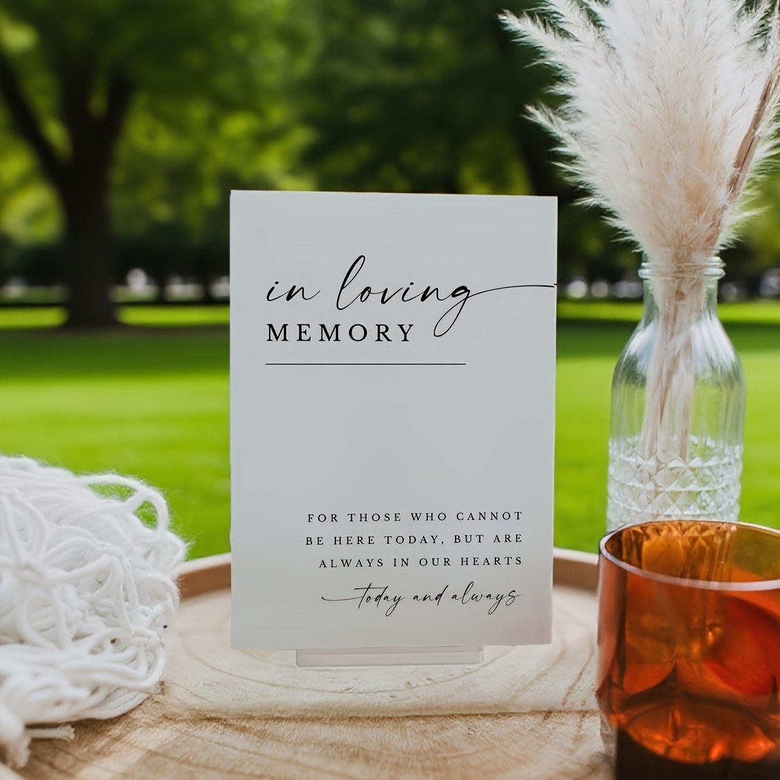 TEMU Wedding Sign In Remembrance, Template For Memorial Sign , Honoring Departed , Forever In Our Hearts, Table For Remembrance Halloween Christmas