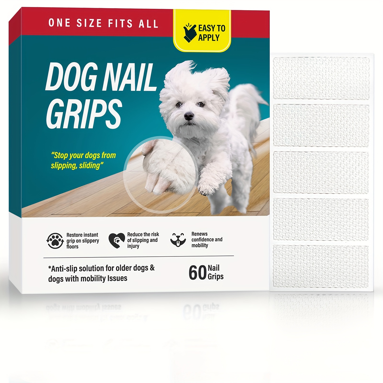 

Anti-slip Traction For Dogs On Hardwood Floors - Nail Wraps For Senior Dogs