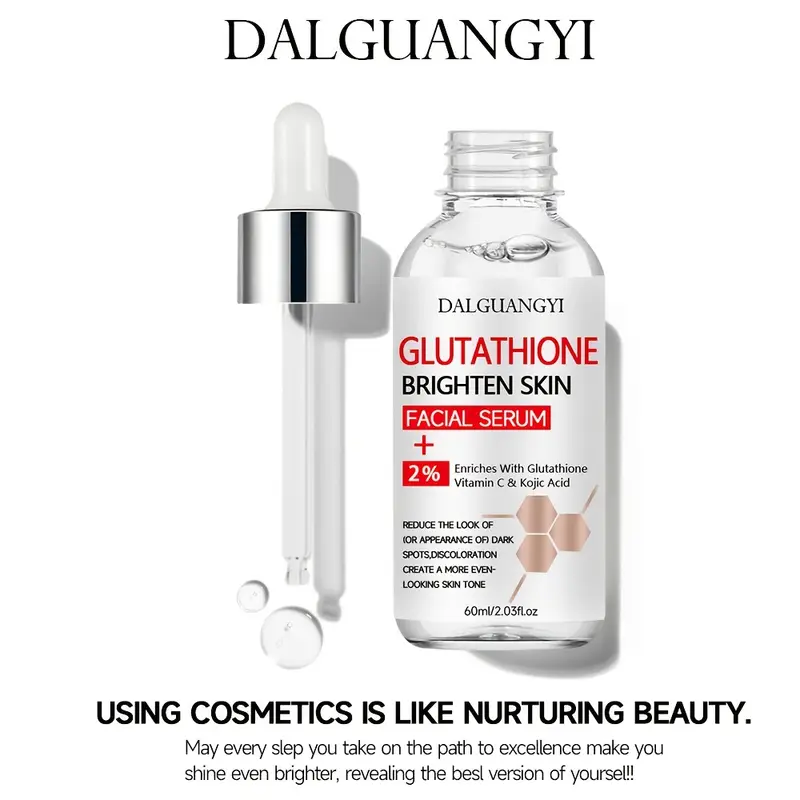 glutathione skin lightening serum Face with Kojic Acid and Vitamin C 100ml dalguangyi glutathione serum triple brightening