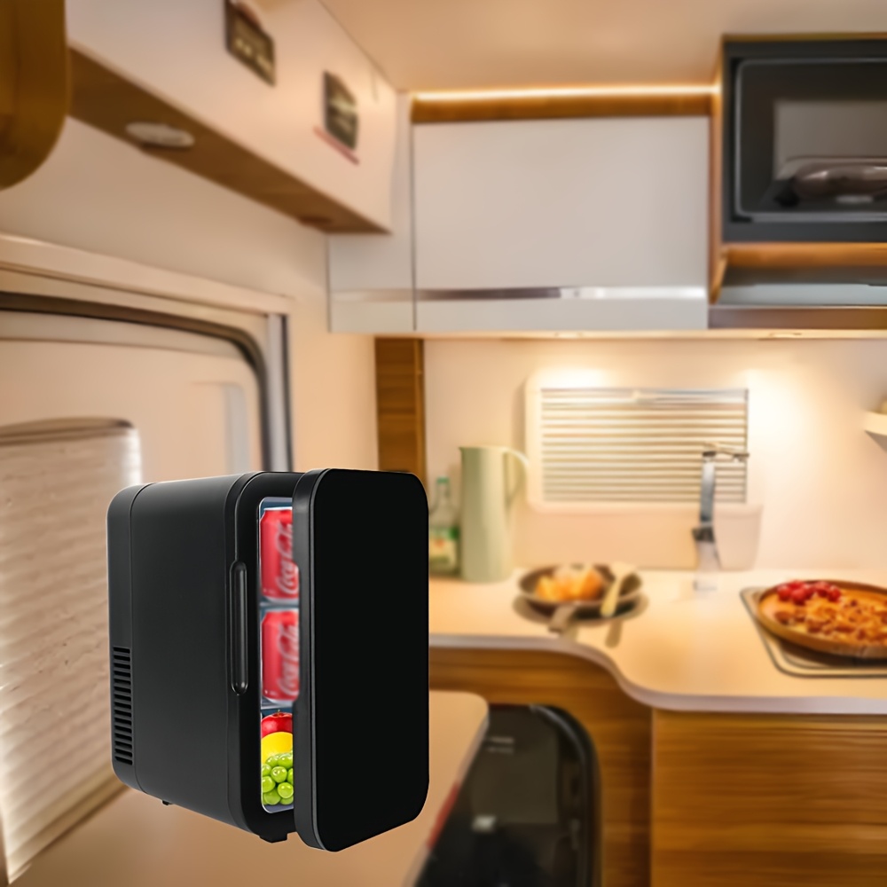 6  mini fridge with heating and cooling functions   portable design ideal for travel suitable for car use and rv kitchens without battery 0