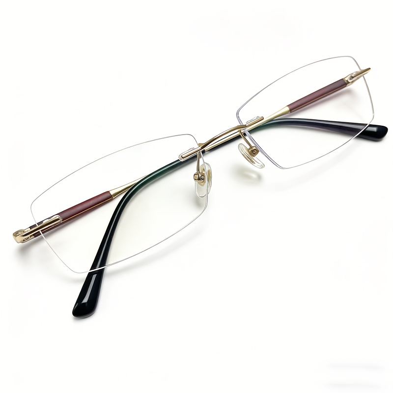 Ultra-Light Elegant Titanium Frameless Glasses Frame for Men