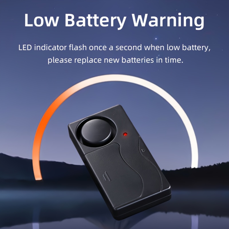 Image of Ynf Anti-theft Vibration Alarm With 10 Levels Sensitivity Adjustable, 110db Car Alarm System, Wireless Remote Anti Theft Device For Car, Truck, Rv, E-bike, Motorcycle Powersports Alarms & Anti-theft