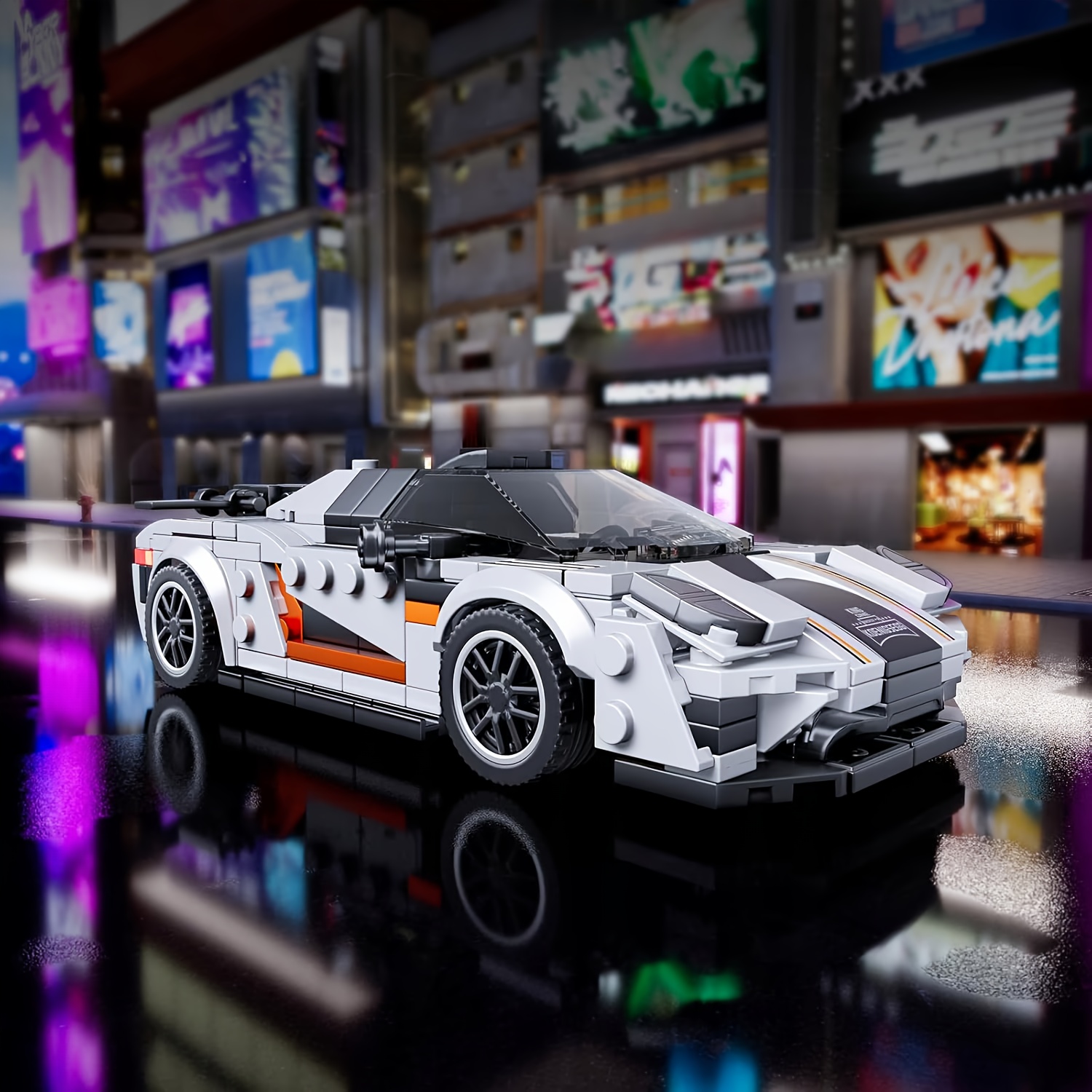 building blocks cars sold on Temu United States