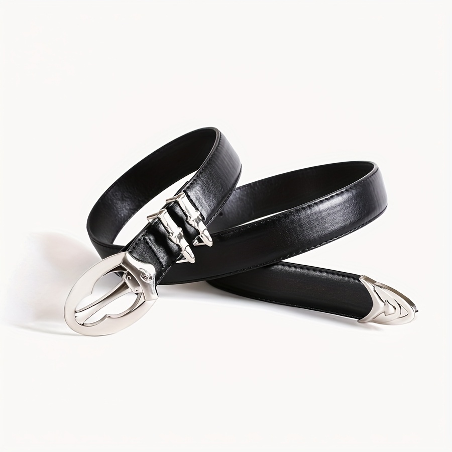 TEMU New Unisex Asymmetrical Fashionable Vintage Simple Versatile Belt