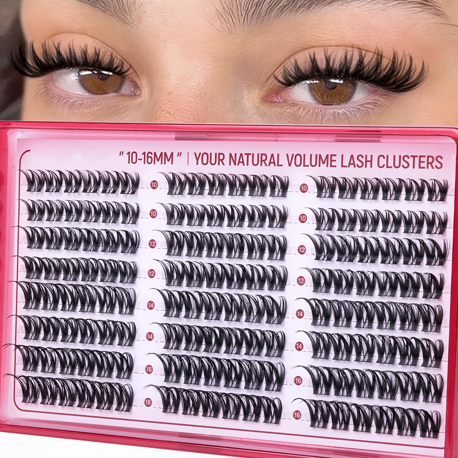 Eyelash Clusters, Fine Eyelash Clusters 10-16mm, Cluster Lash Extensions, Realistic Mink Fur Eyelash Clusters, -style Individual Lash Extensions