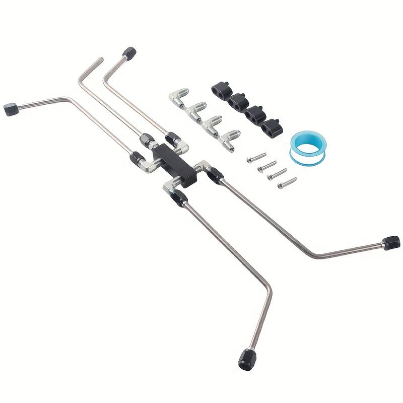 PQY Complete Stainless Steel Coolant Crossover Steam Vent Kit For LS1, LS2, LS3, LS6 Engines – Black