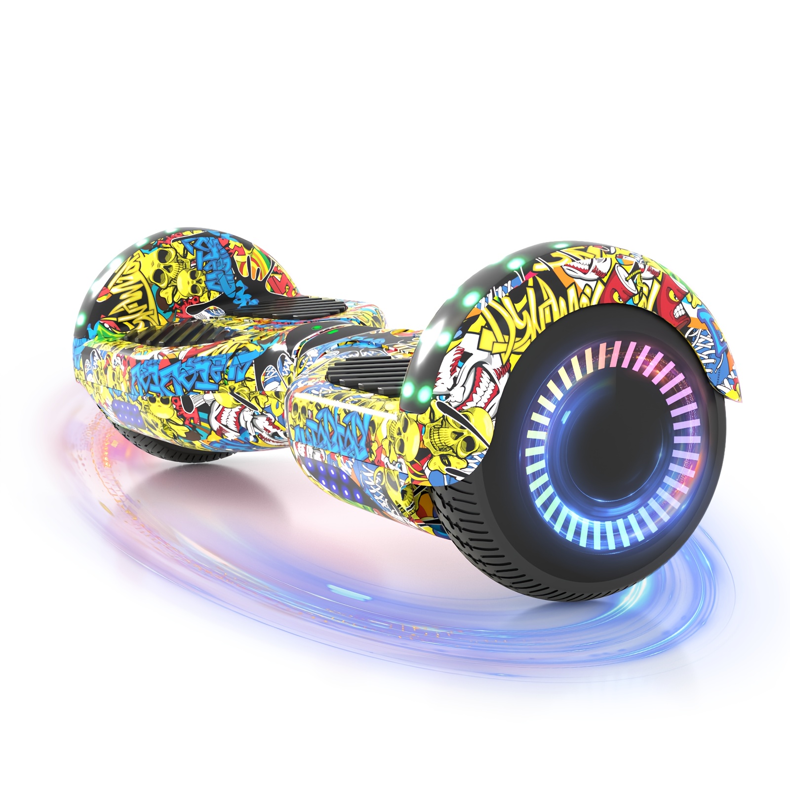 300W 7.5MPH Hoverboard for Kids, 7.5 Mile Range, 3H Charge, 6.5