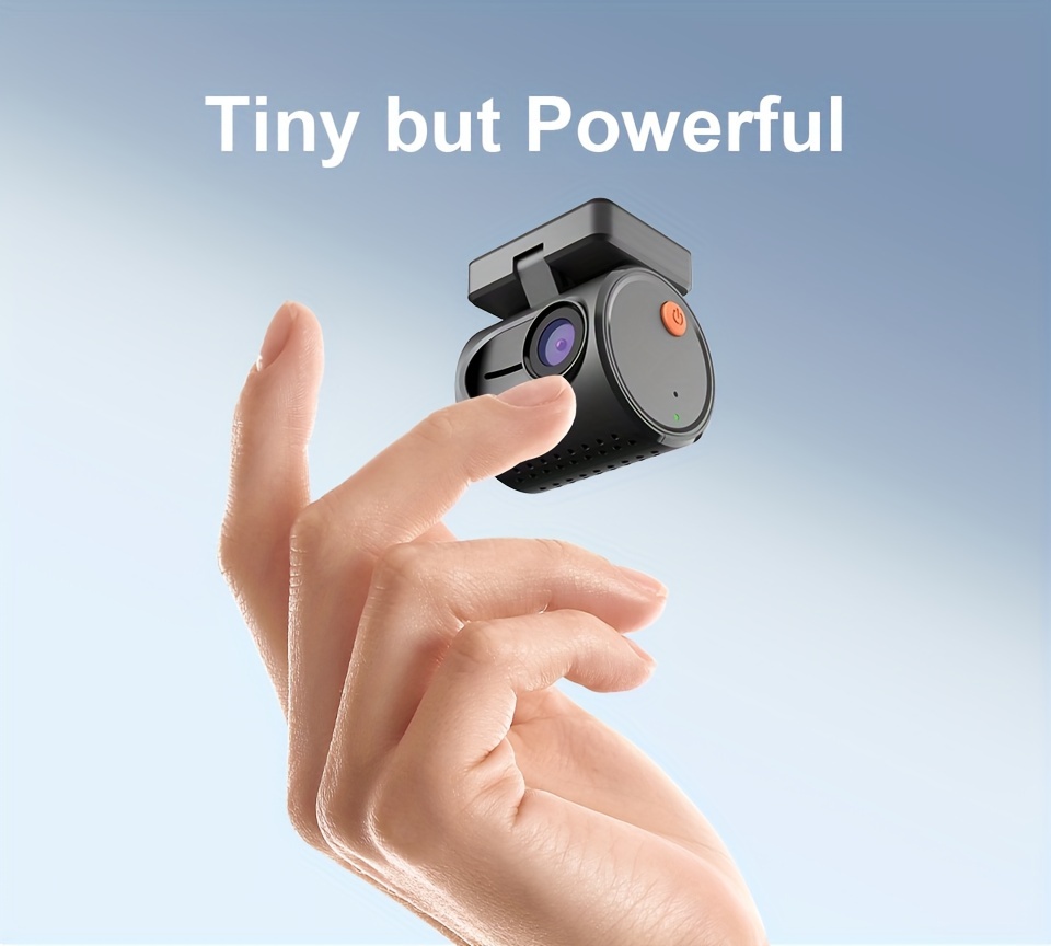tiny dash cam black mini 3 2025 new mini wifi dash camera with voice control   dashcam 24h parking monitor   app control   for car suv tf card is not included details 3