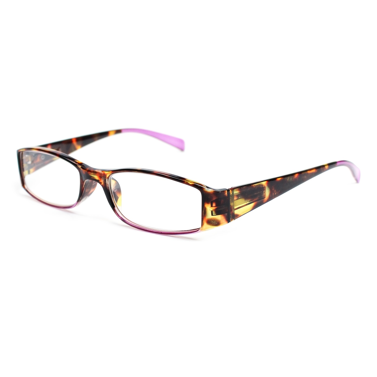 Retro Tortoiseshell Narrow Frame Reading Glasses, Slim Design