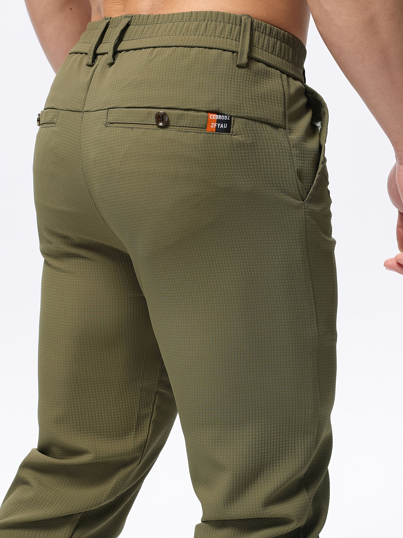pantalon fit homme verticales foncées lavable en Temu France