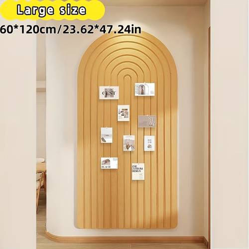 oversized premium arch shaped wall decorative bulletin board arched wall decor felt board thickened felt fabric wall sticker display panel suitable for home decor office message board suitable for living room porch