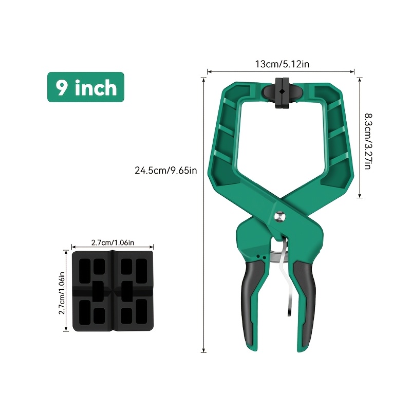 E-shop 4In/6In/8In/9In G Typ/C Typ Multi-Winkel Verstellbares Ratschen Design Holzbearbeitungsklemmen für Holz, Metall, und Kunststoff, Stabile