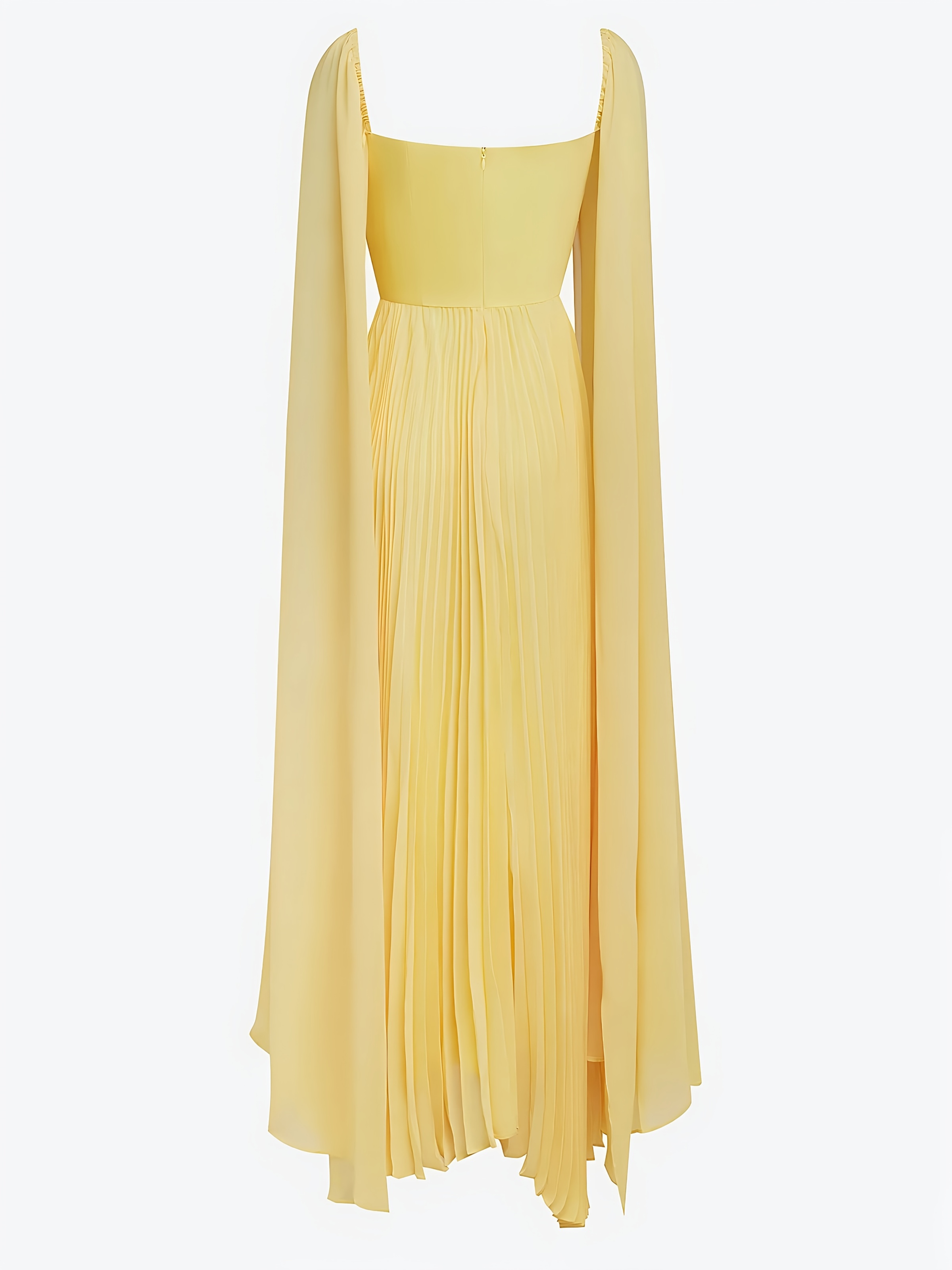 strapless open back dress Zora One Shoulder Pleated Midi Dress main image 1
