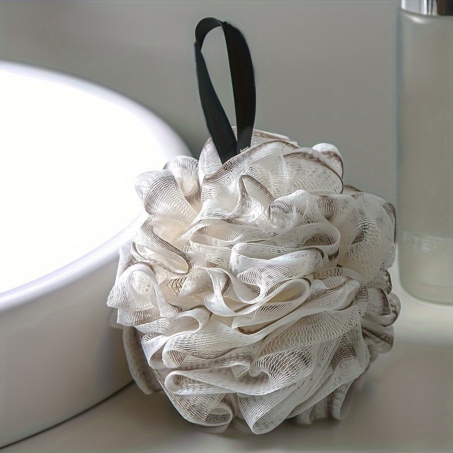 Spa-Quality Large Lace Bath Ball with Hanging Loop