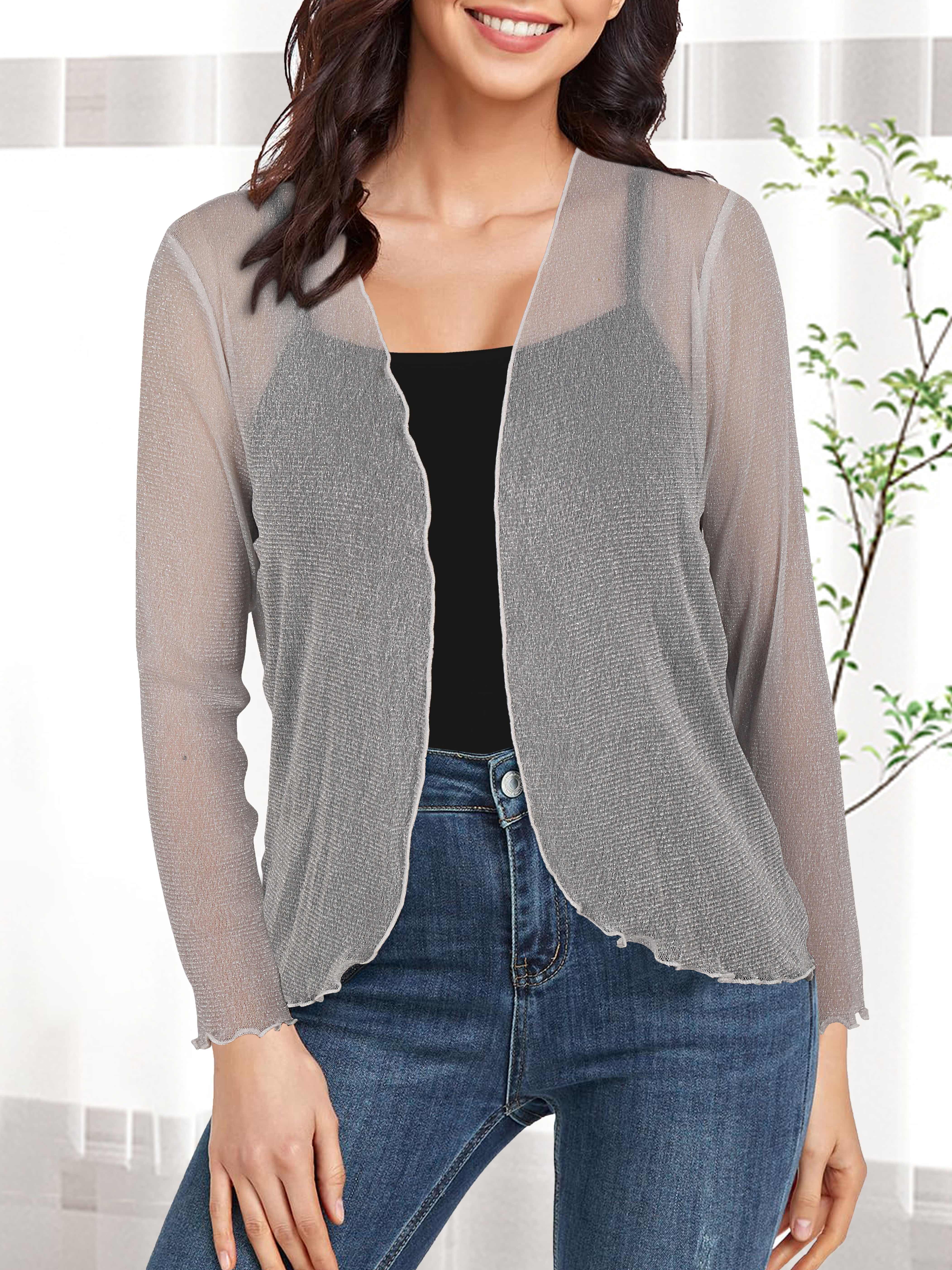 sheer cardigan sold on Temu United States