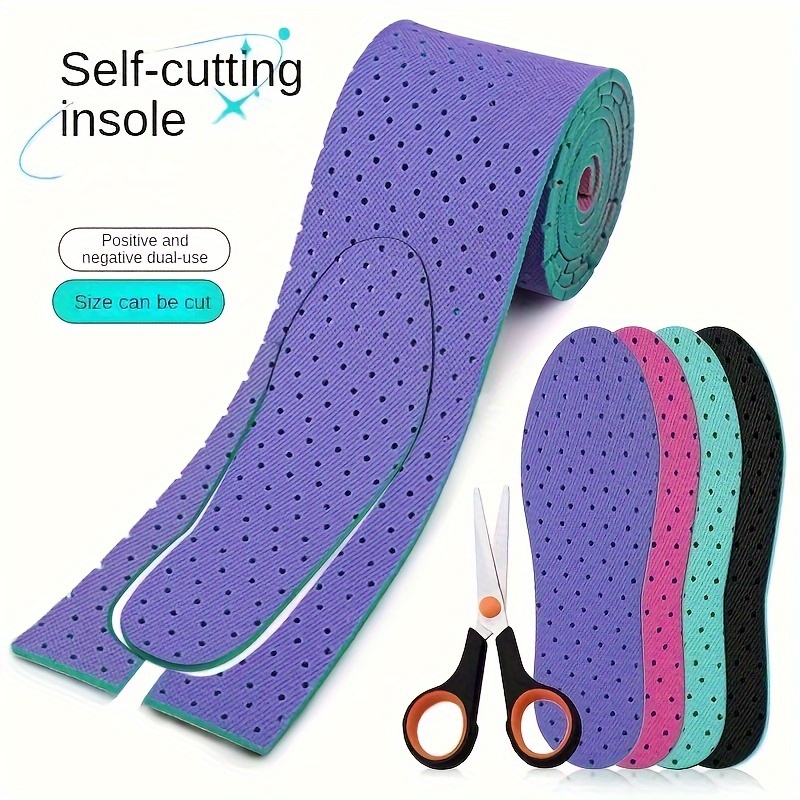 

Cuttable Insoles, Soft And Comfortable Sports Shock-absorbing Insoles