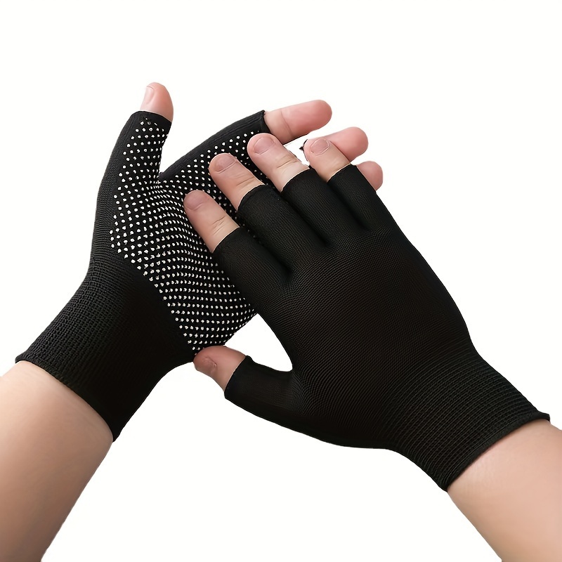 1pair Of Fingerless Fishing Gloves For Outdoor Fishing Protection,  Anti-Stab, Anti-Cut, And Windproof