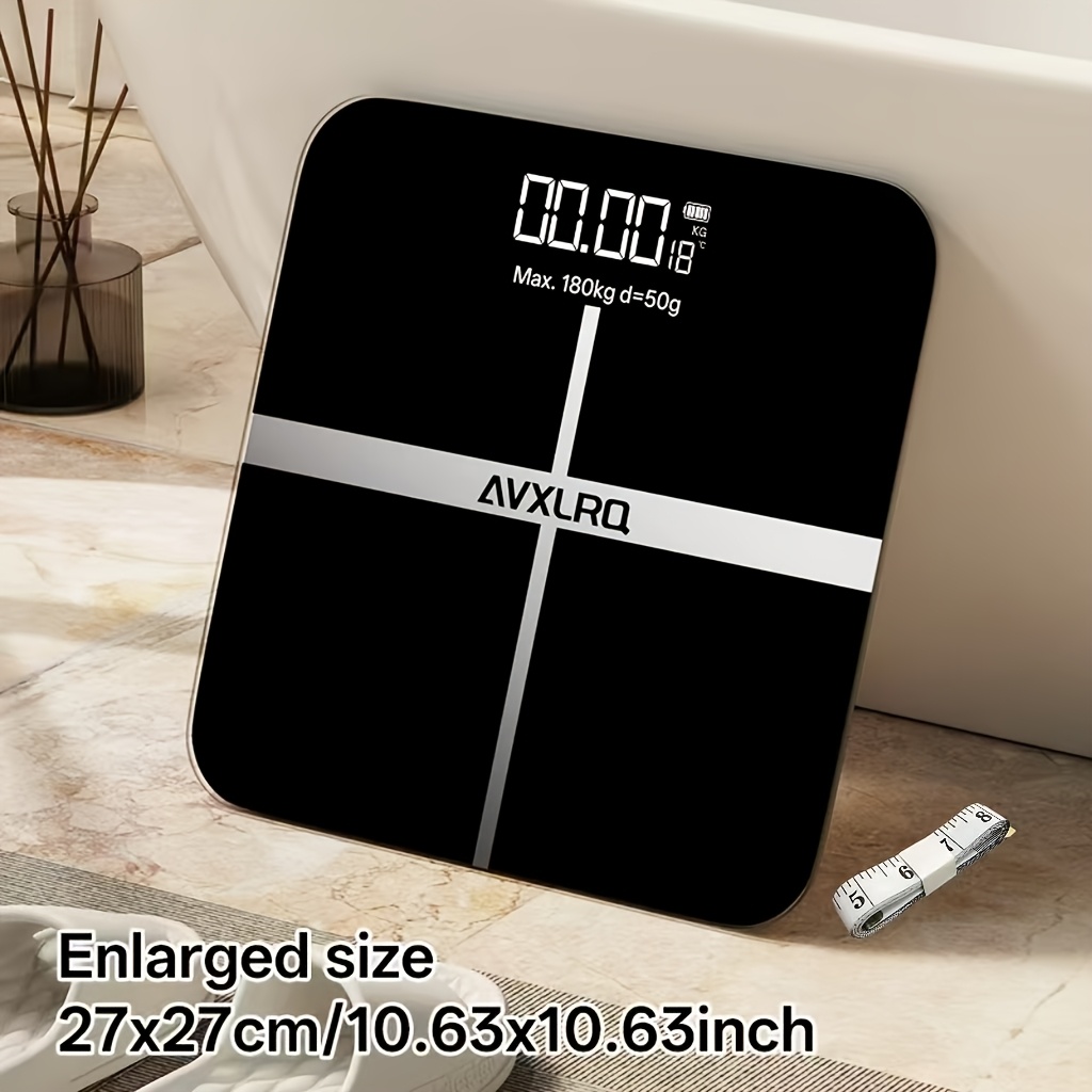 TEMU Pèse-personne de salle de bain, balance numérique haute de 0,5 livre, mise /arrêt automatique des plateaux supérieur et inférieur, balance