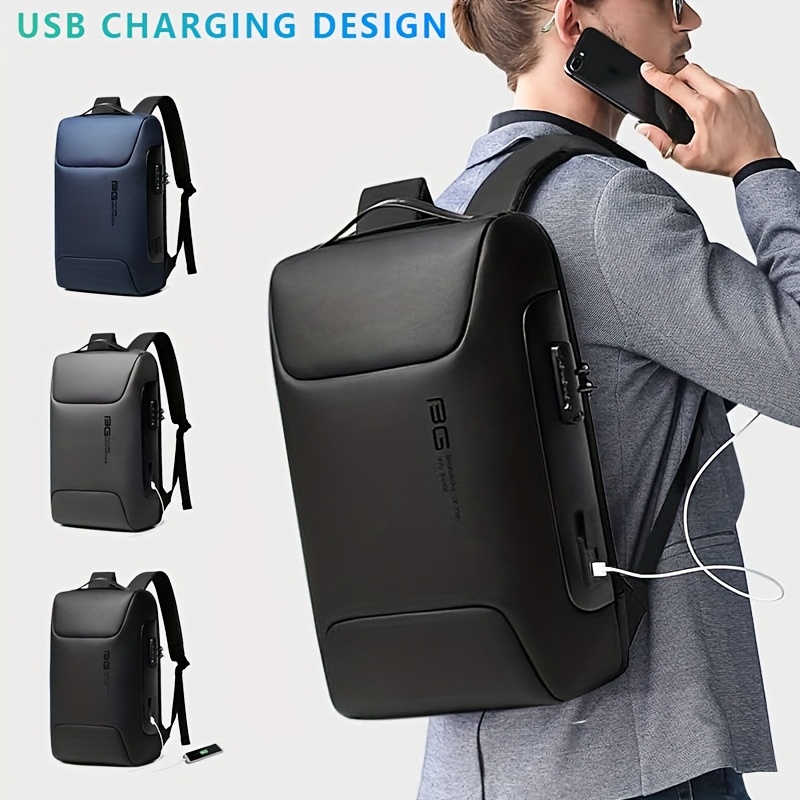 anti theft laptop backpack kuwait oscaurt 15.6 Inch Travel Backpack with Hidden Zipper and USB Charging Port Waterproof Business Computer Bag for Men & Women : Electronics Amazon Tiktok Backpack Tiktok Anti-theft