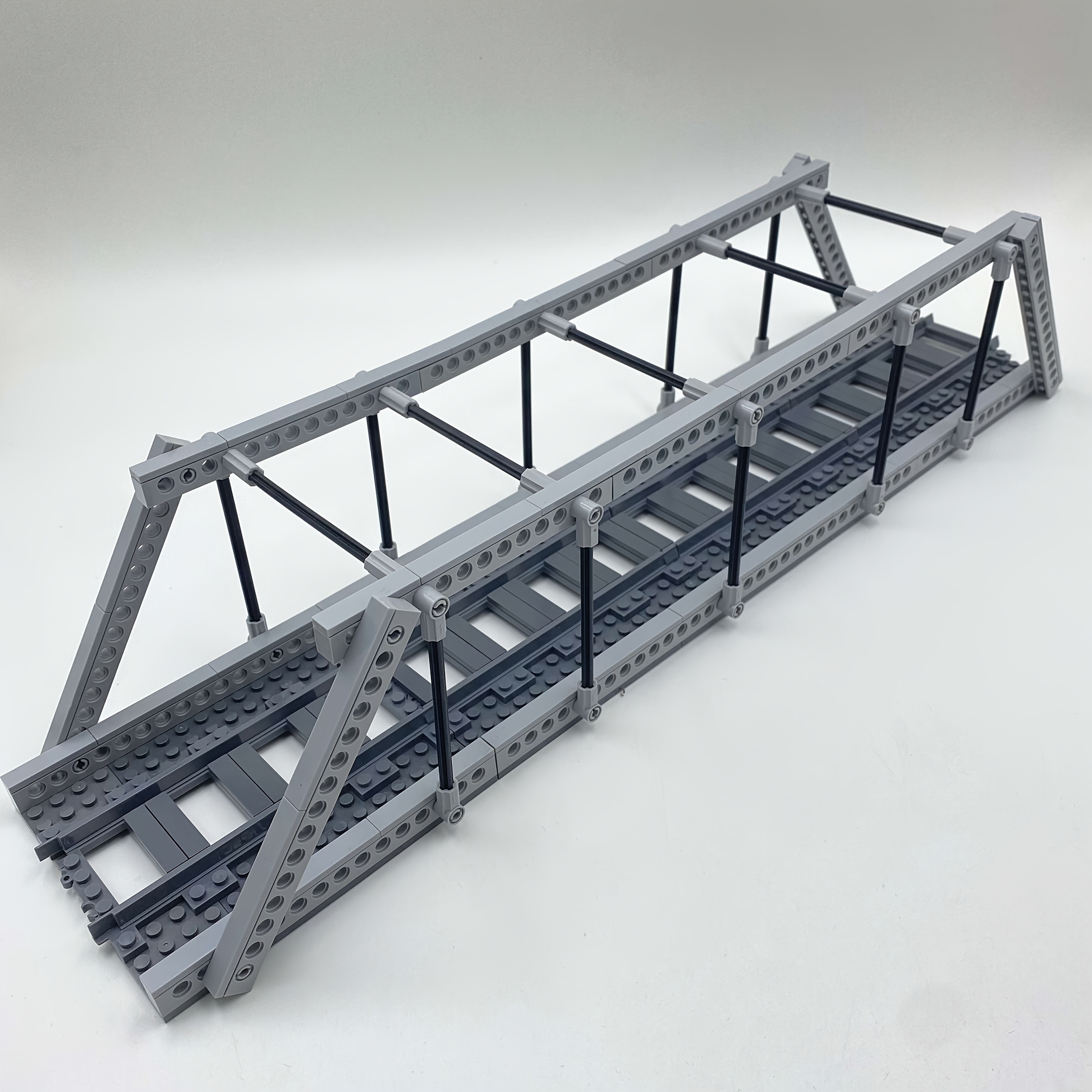 Rail Bridge Lego Truss Bridge Train Track Lego Train Bridge