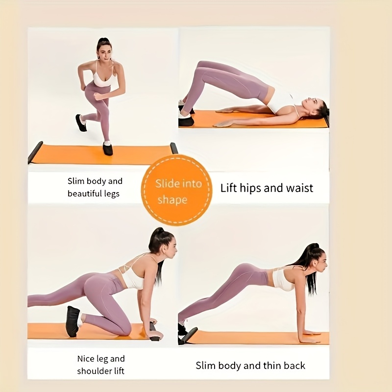 Home Ski Simulator Training Pad - Black Multifunctional Fitness Equipment for Balance, Full-Body & Leg Workouts, Speed Skaters & Gym Enthusiasts, Includes Protective Shoe Covers, Ideal for Home Gym & Core Strength Training, Slalom Skiing Design, Nonslip Surface, Balance Board, Balance Trainers