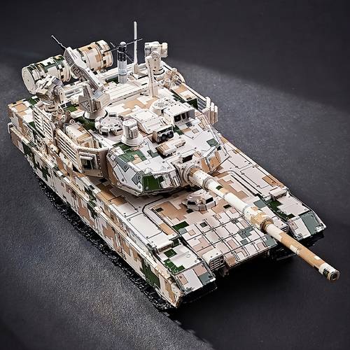 high difficulty handmade vt 4a1 main tank 3d assembled model creative all metal ornaments