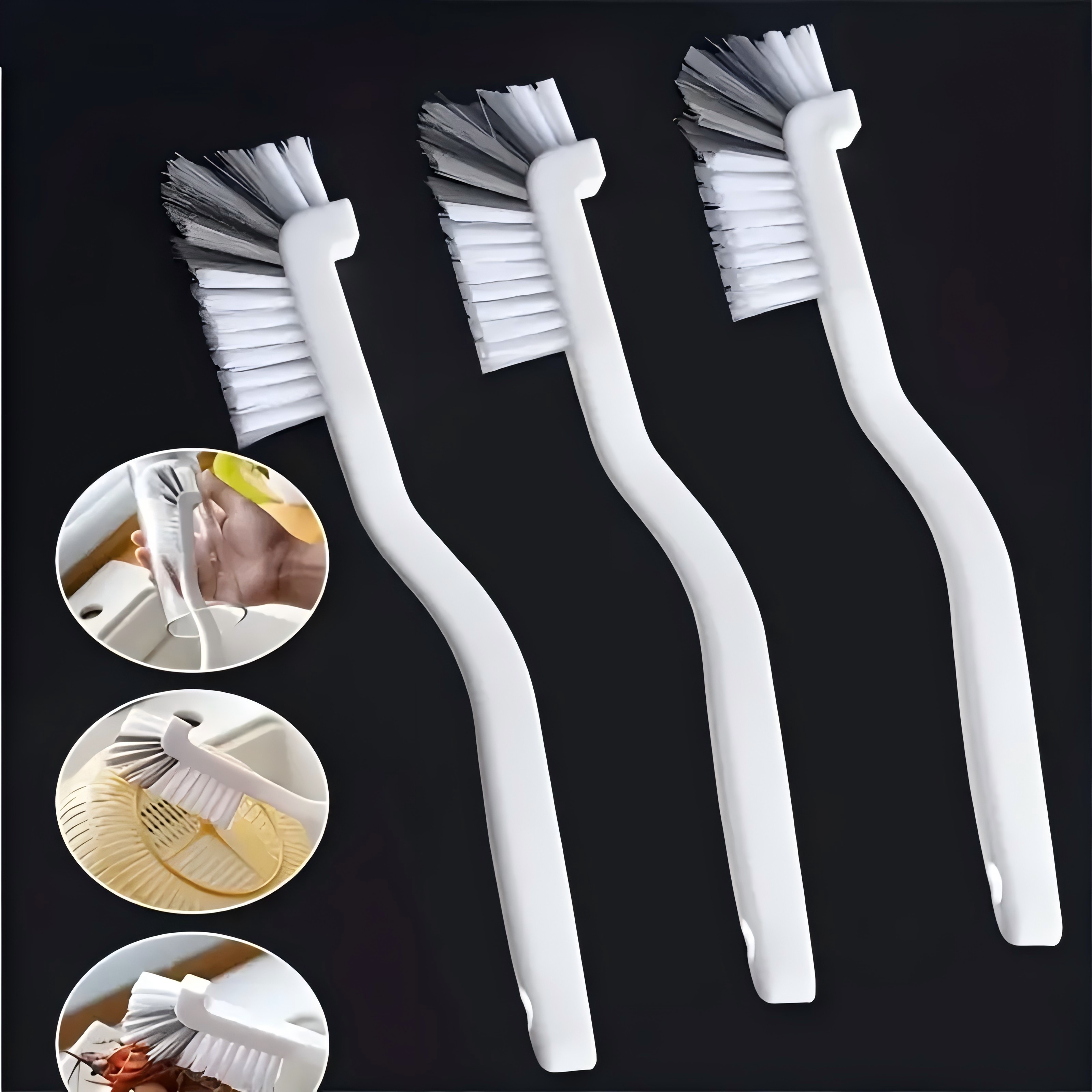 

Versatile Kitchen Cleaning Brush - Durable Plastic, Ideal For Soy Milk Machines, Juicers, Bottles & More - Essential Household Cleaning Tool