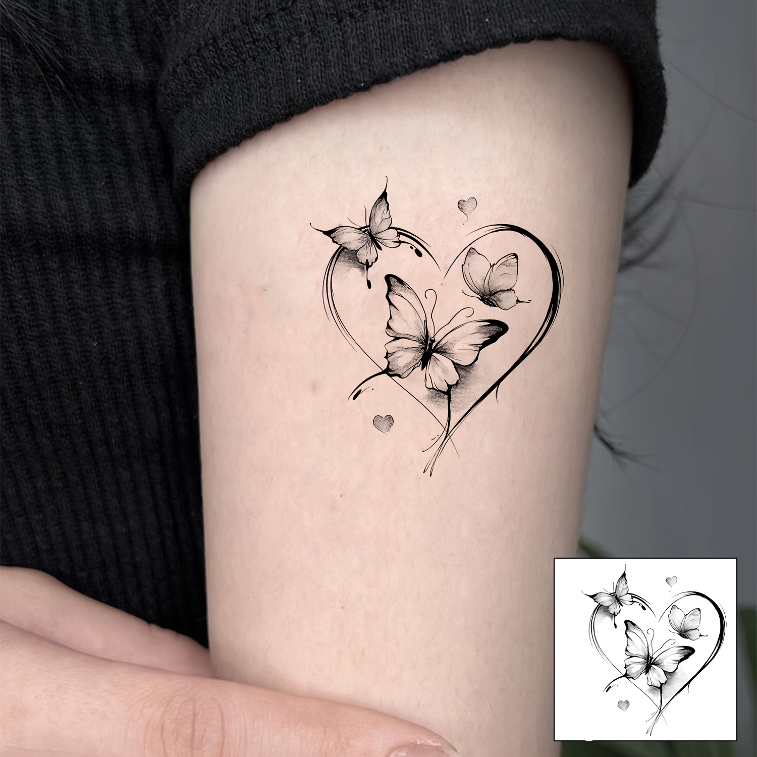 2 Sheets Of Temporary Tattoos, Perfect For Parties And Birthday Gifts For Men And Women