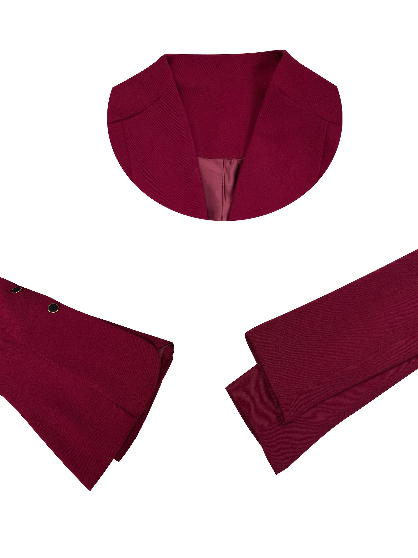 BR2552# New Style 2pcs Women'S Business Suit with a Collarless Jacket Paired with a Pencil Skirt, Women'S Outfit 2025