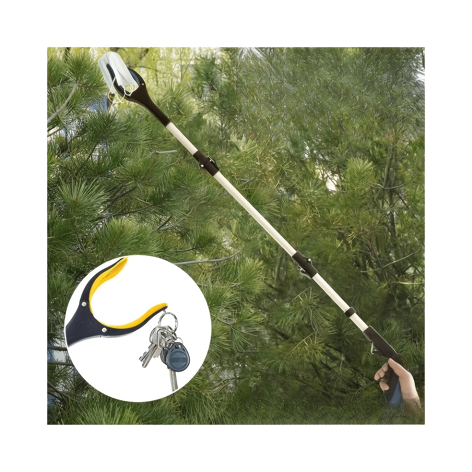 multifunctional extended garbage picker 360 rotatable wide mouth cleaning tongs foldable magnetic grabber soft non slip handle durable litter picking tool for elderly random colors Product details 4