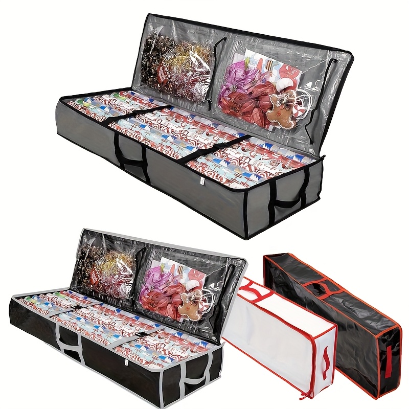 Wrapping Paper Organizer Storage, Double-Sided Hanging Gift