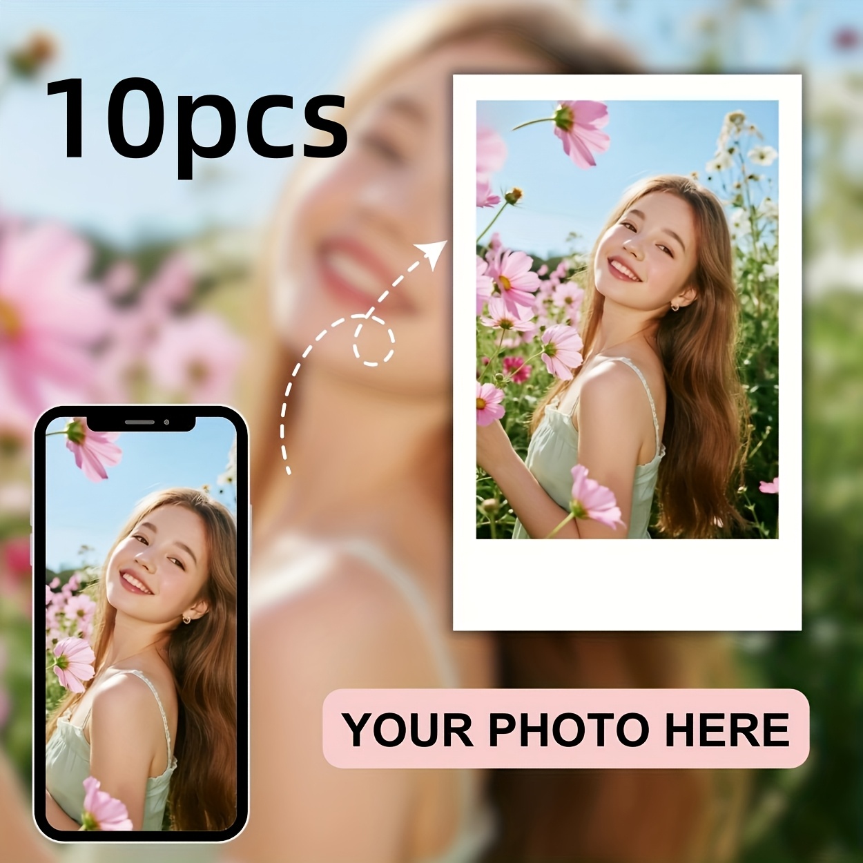Personalized Photo Prints Suitable For Weddings, Valentine's Gifts, New Year & Parties - Custom Picture Printing For / Wall Decor, Frameless For, Office, - Your Own Photos