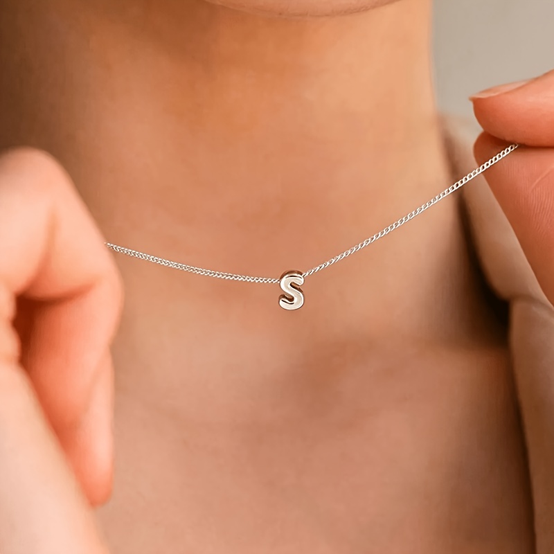 Custom Name Necklace Stainless Steel, Minimalist Style