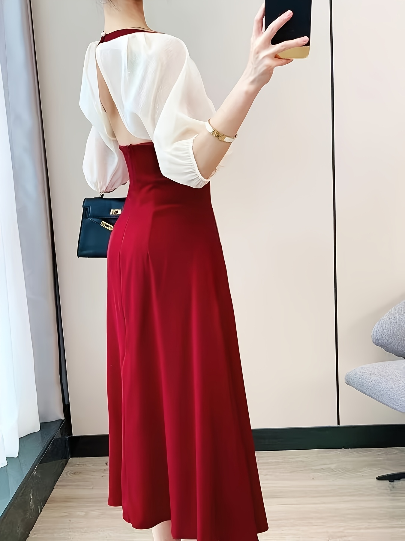 chinese dress ladies Midi Dress Women Elegant Summer New Fashion Evening Party Ladies Slim –  tavimart main image 0