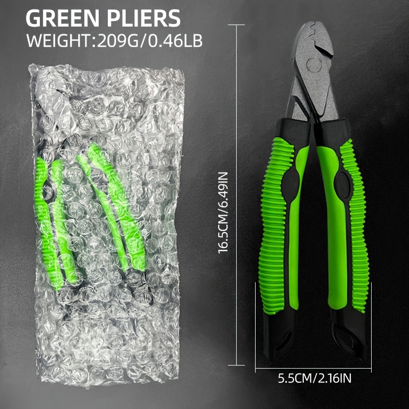 Image of Fishing Crimping Tool Fishing Pliers For Single Sleeves Crimper Tool Saltwater Fishing Tackle, Without Battery