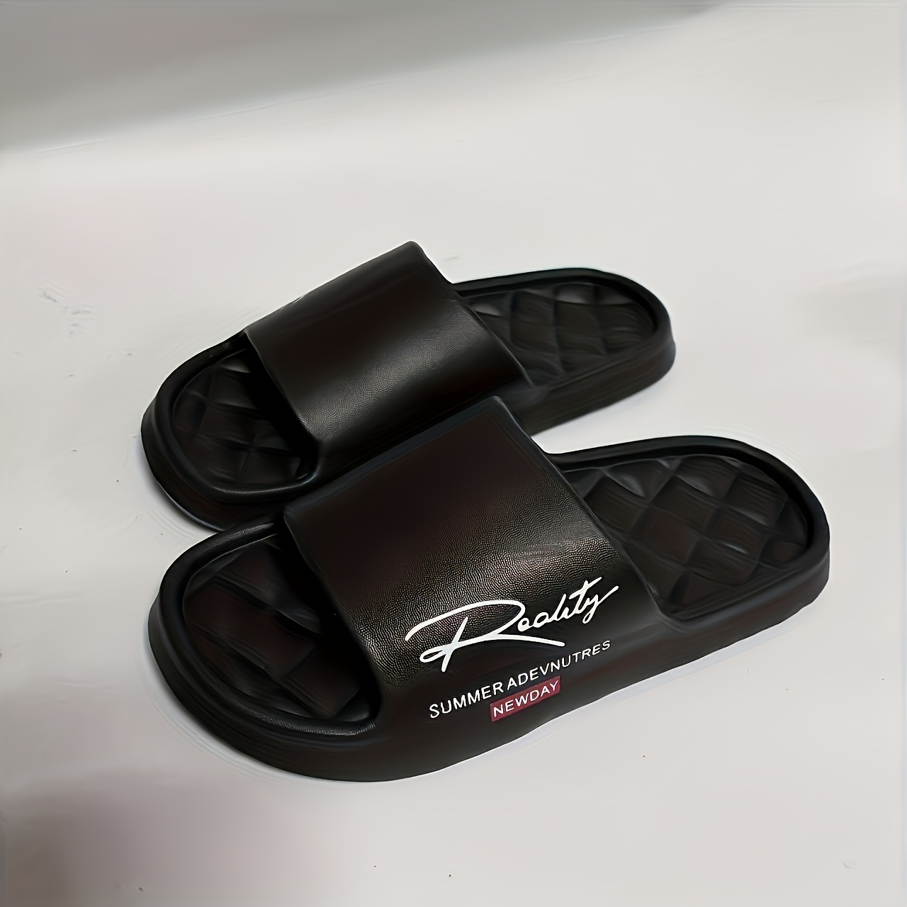 E-shop Unisex EVA Weiches Hausschuhe, Bequeme Indoor/Outdoor Flip-Flops, Rutschfestes Strukturiertes Design, Modische Schuhe, Unifarben, Mehrfarbige