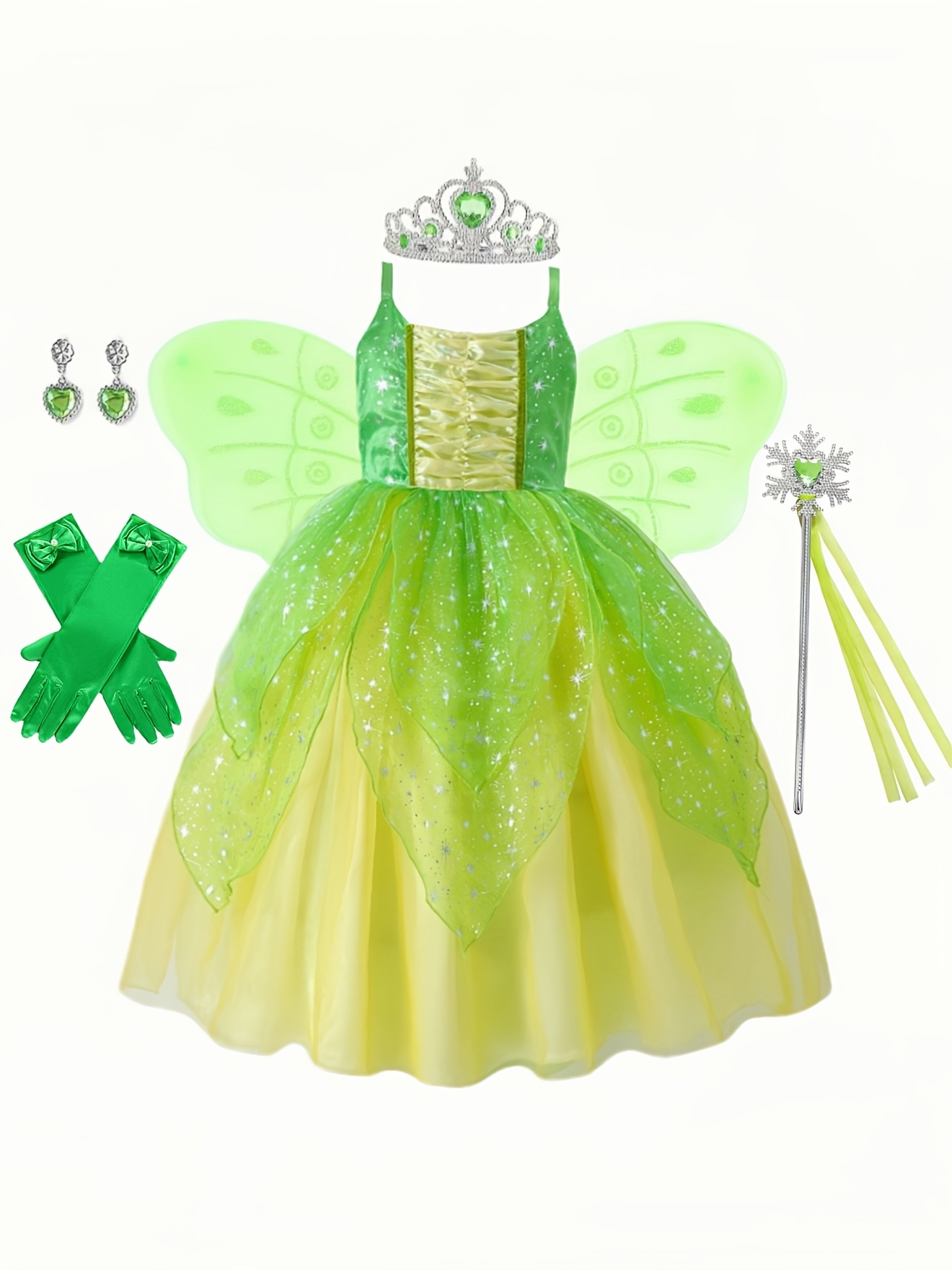 abigail fairy dress Joanna Fairy Costume–Dress and Wings Set (orange)-Role-Play for Childr –  Speedy Monkey LLC main image 0