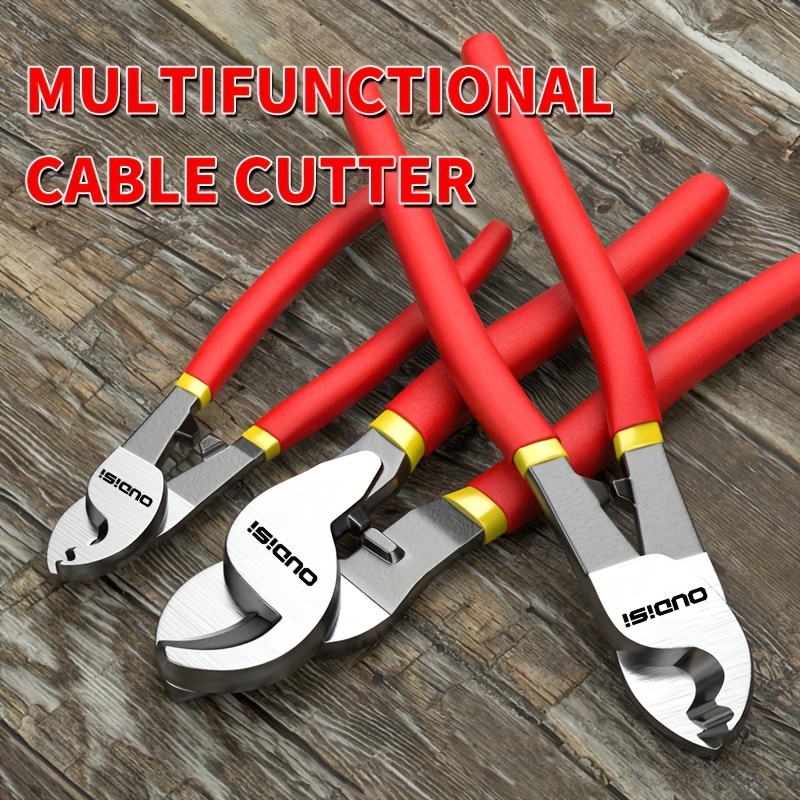 

Professional-grade Cable Pliers: Electrician-approved Manual Wire Cutting For Maximum Efficiency