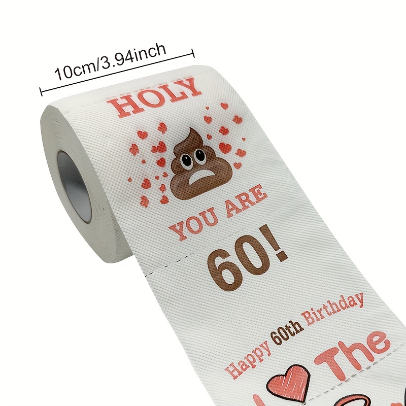 1pc angel   cartoon print toilet paper roll wood material continuous roll with multiple folds humorous bathroom decor for home use