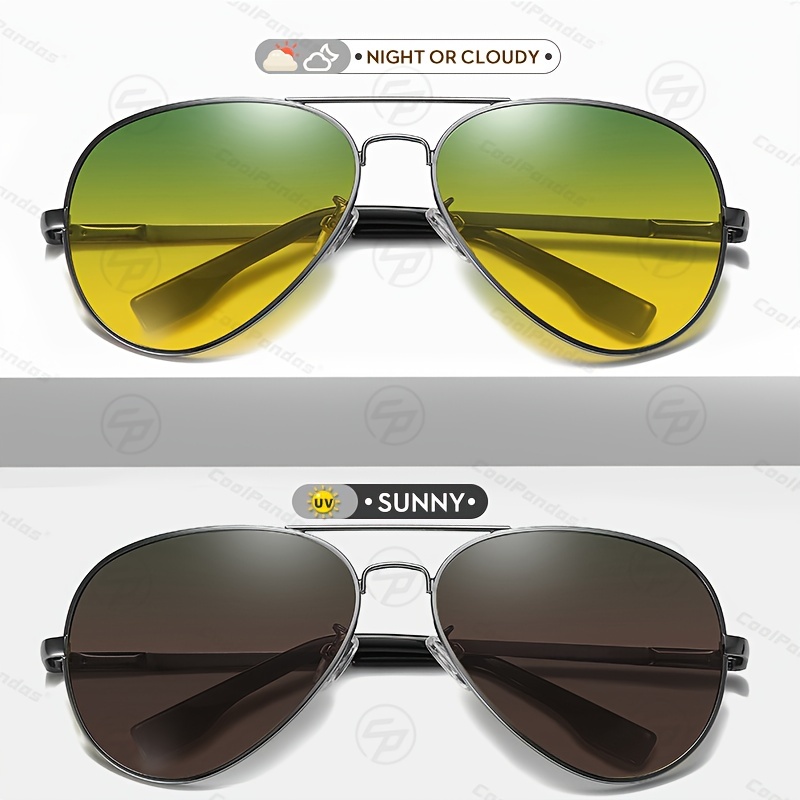 Polarized Night Vision Driving Glasses Men Anti-glare Safety  PilotSunglasses