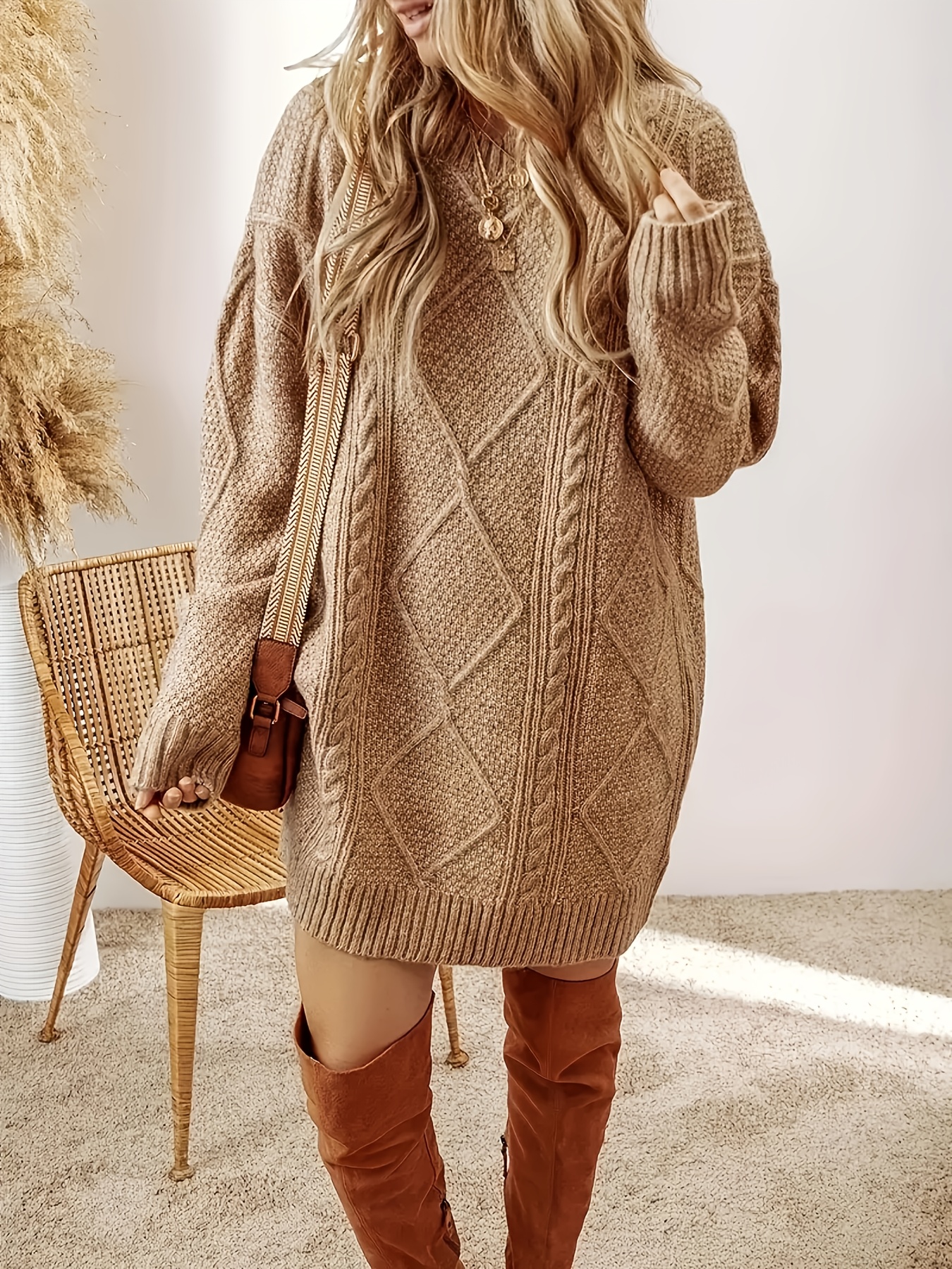 sweater dresses sold on Temu Canada