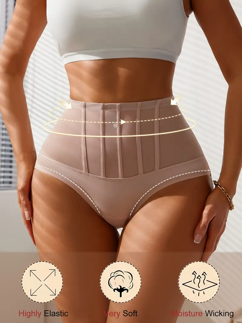 High-Waist Shaping Panties, Tummy Control