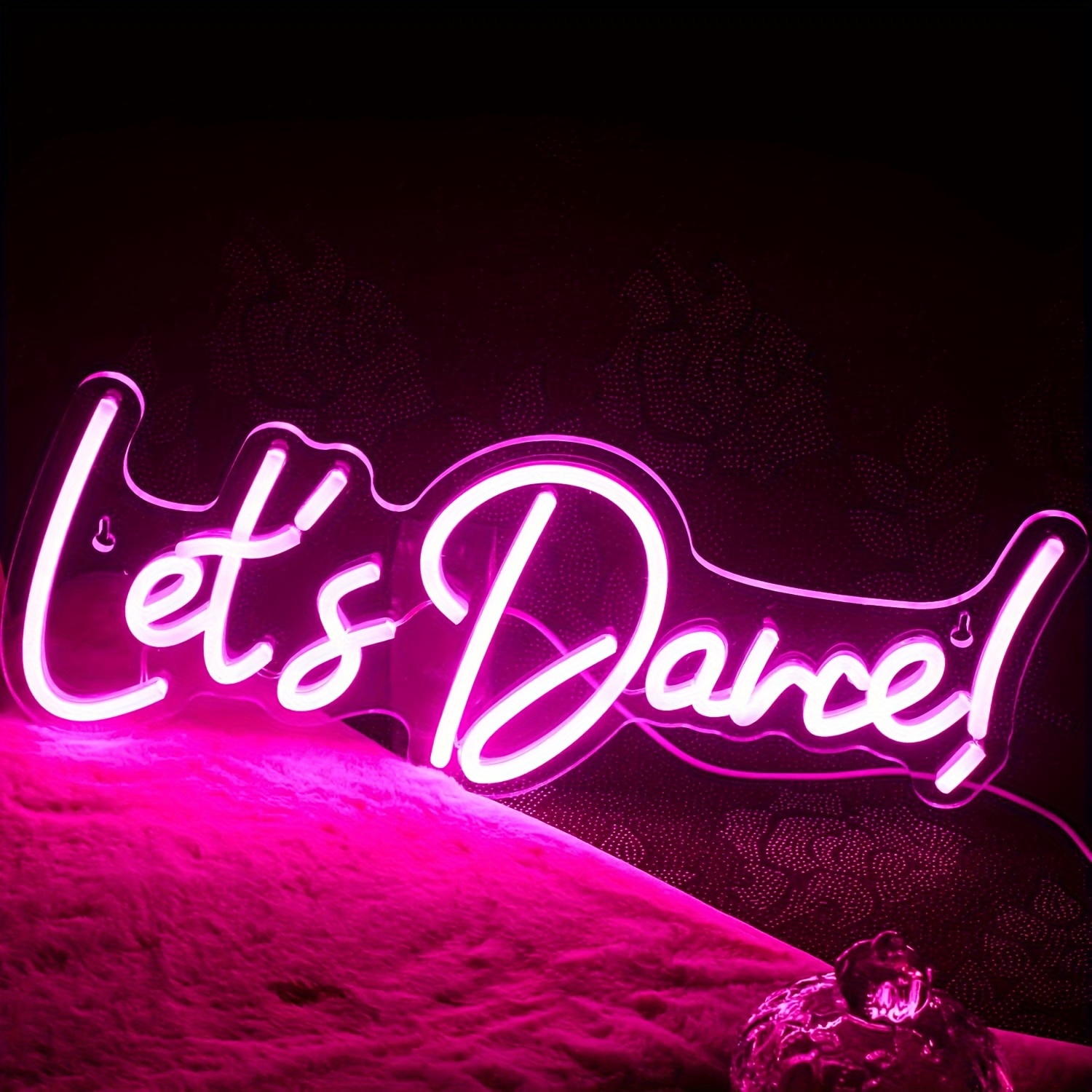 Image of Fomzze Dance Neon Signs - Illuminated Led Word Light For Weddings, Dance Parties, Bars, And Christmas Decorations